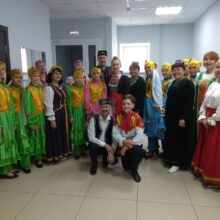 Выступление народного ансамбля татарской песни «Ялкын» в ДК Салют в честь Дня Святого Валентина